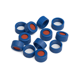 Nắp vặn Vial 2ml, màu xanh 9-425, septa không rãnh 9mm Red PTFE/White Silicone 1mm - VICO SCIENCE