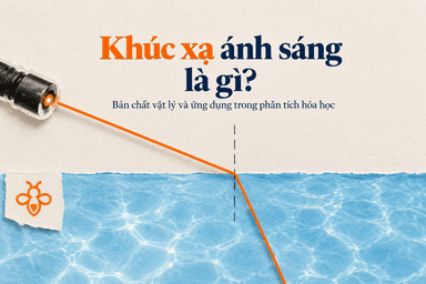 Khúc xạ ánh sáng là gì? Bản chất vật lý và ứng dụng trong phân tích hóa học