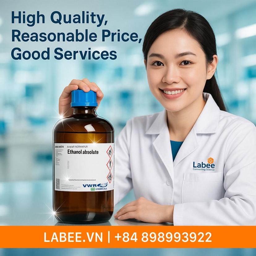 Hóa chất Ethanol absolute AnalaR NP ACS/R.PE-USP - VWR - ảnh 1