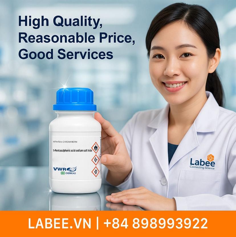 Hóa chất 1-Pentaesulphonic acid sodium salt hipe - VWR - ảnh 1