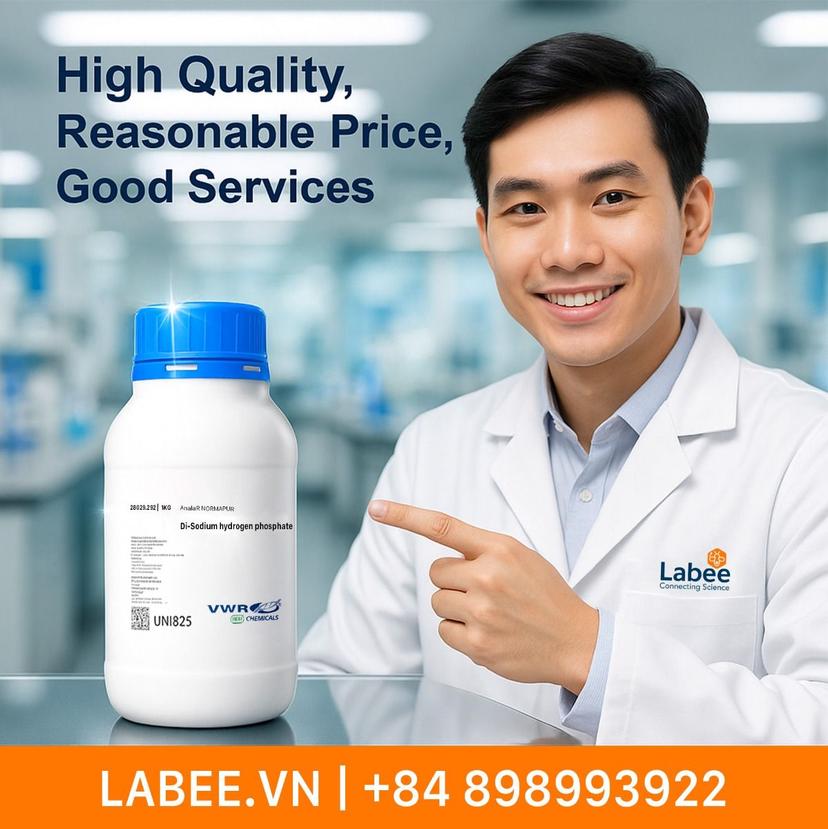 Hoá chất Di-sodium hydrogen phosphate 2H2O AnalaR - VWR - ảnh 1