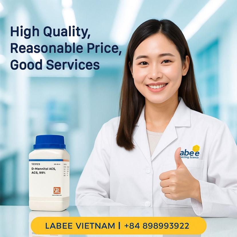 Hóa chất D-Mannitol ACS, 99% - SRL - ảnh 1