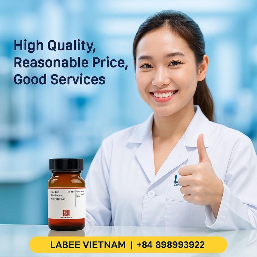 Hóa chất Methyl Red extrapure AR - SRL - ảnh 1
