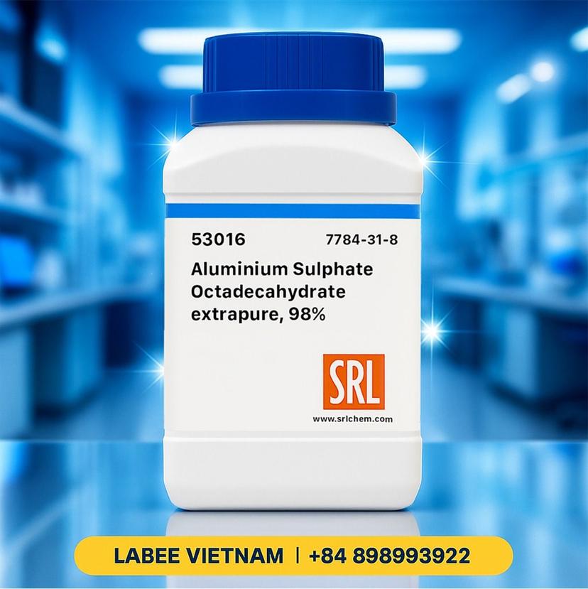 Hóa chất Aluminium Sulphate Octadecahydrate extrapure, 98% - SRL - ảnh 2