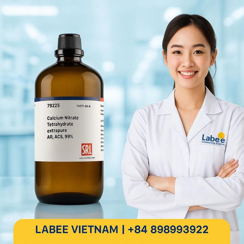 Hóa chất Calcium Nitrate Tetrahydrate extrapure AR, ACS, 99% - SRL - ảnh 1