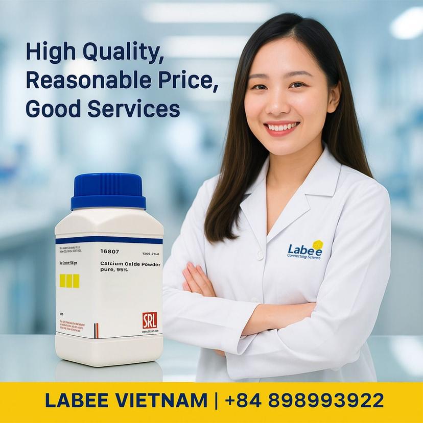 Hóa chất Calcium Oxide Powder pure, 95% - SRL - ảnh 1