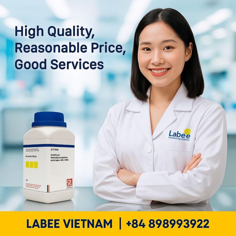 Hóa chất Sodium Metabisulphite extrapure AR, 98% - SRL - ảnh 1