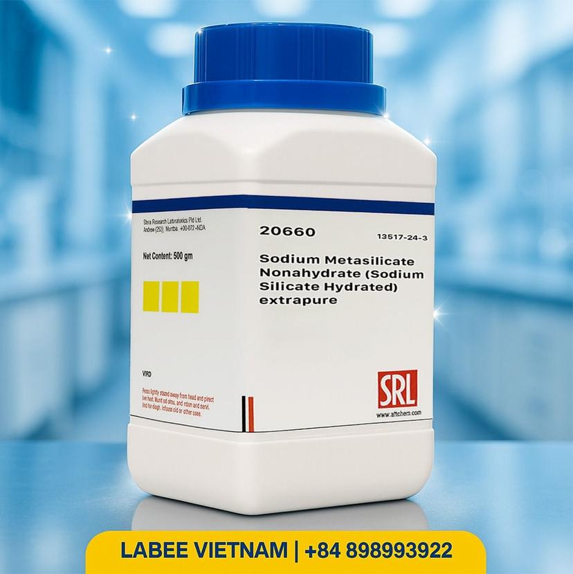 Hóa chất Sodium Metasilicate Nonahydrate (Sodium Silicate Hydrated) extrapure - SRL - ảnh 2
