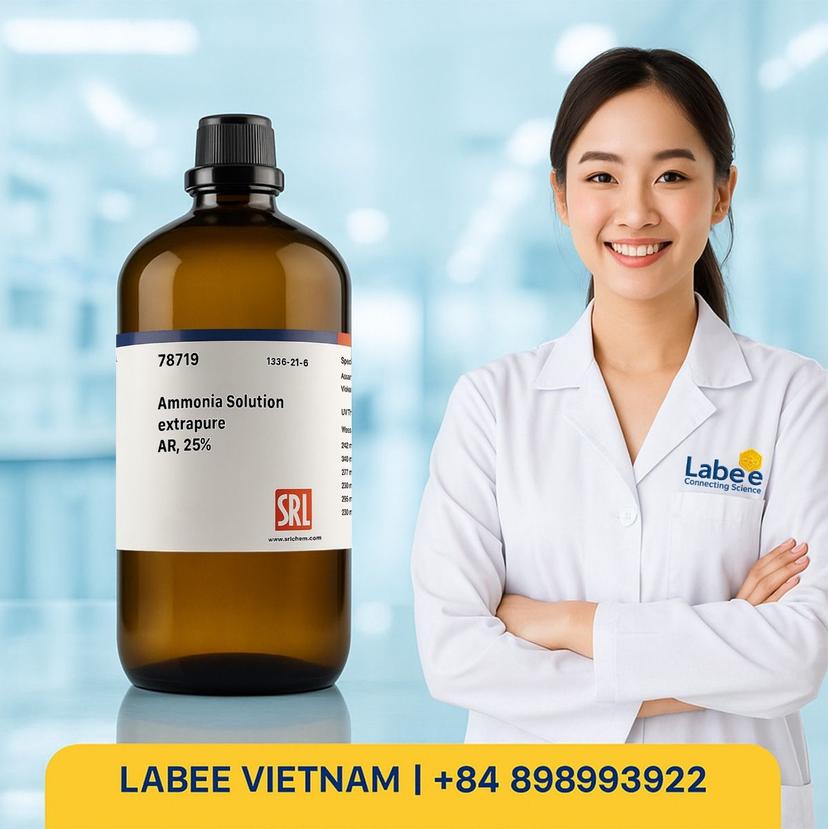Hóa chất Ammonia Solution extrapure AR, 25% - SRL - ảnh 1