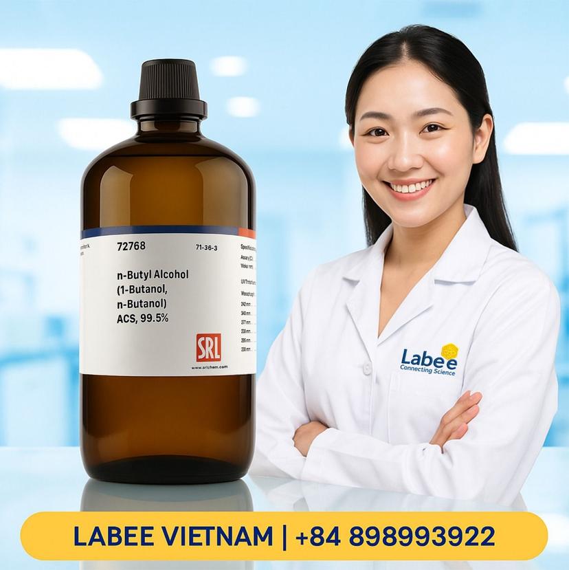 Hóa chất n-Butyl Alcohol (1-Butanol, n-Butanol) ACS, 99.5% - SRL - ảnh 1