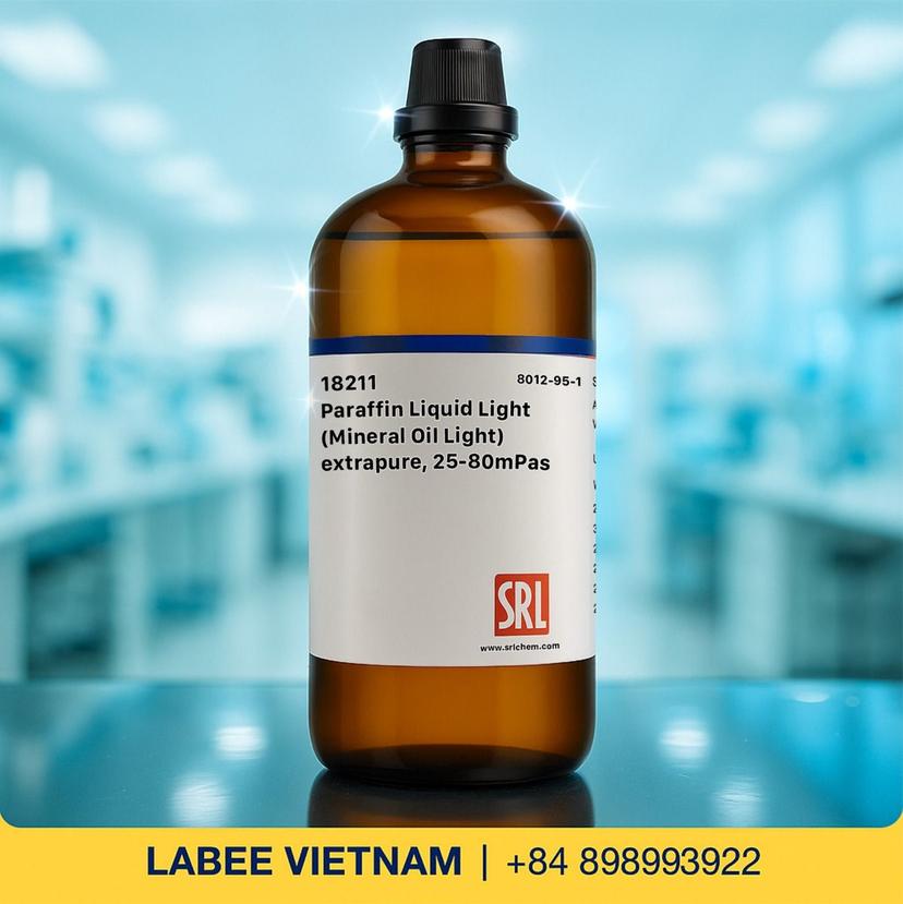 Hóa chất Paraffin Liquid Light (Mineral Oil Light) extrapure, 25-80mPas - SRL - ảnh 2