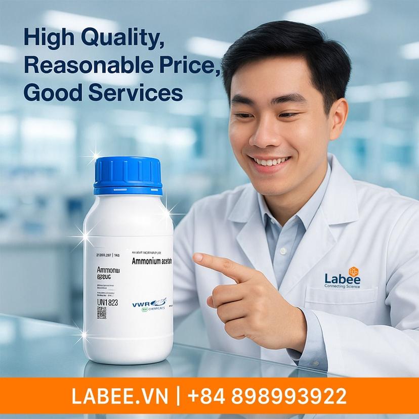Hoá chất Ammonium acetate analar NP REAG. PE/ACS - VWR - ảnh 1