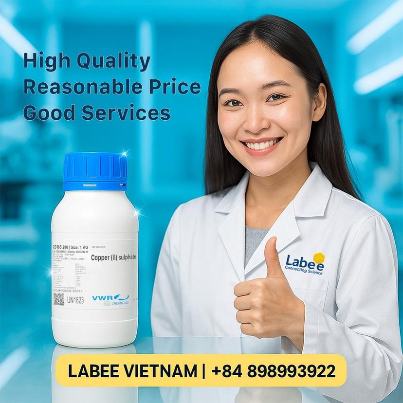 Hóa chất Copper(II) sulphate pentahydrate ≥98%, TECHNICAL - VWR - ảnh 1