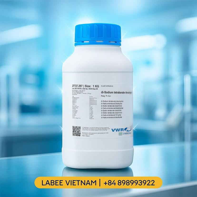 Hoá chất Di-Sodium tetraborate decahydrate 99.0-103.0%, AnalaR NORMAPUR® Reag. Ph. Eur. analytical reagent - VWR - ảnh 2