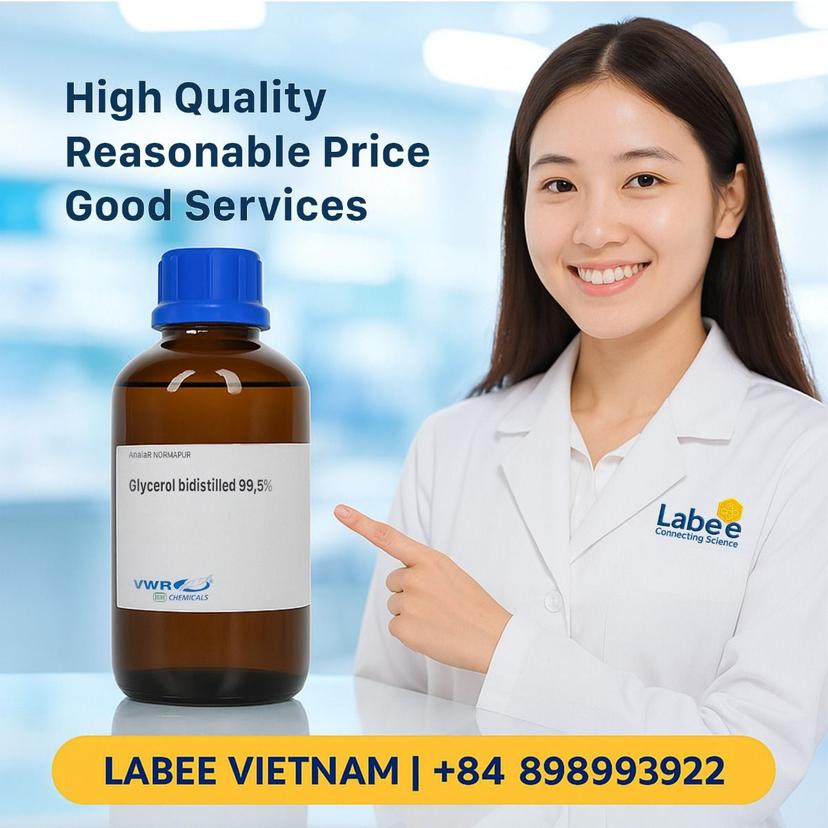 Hoá chất Glycerine ≥99.5%, AnalaR NORMAPUR® ACS analytical reagent, redistilled - VWR - ảnh 1