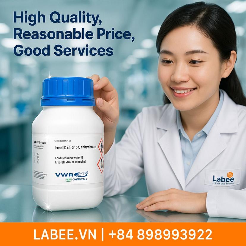 Hóa chất Iron (III) chloride anhydrous GPR RECTAP - VWR - ảnh 1