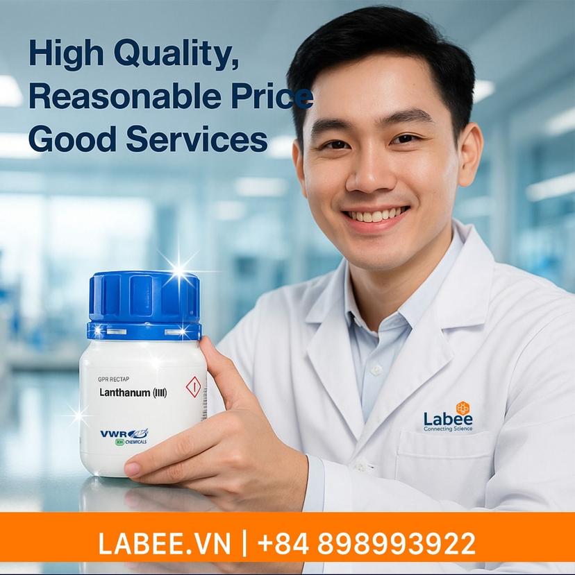 Hóa chất Lanthanum(III) chloride heptahydrate ≥98%, GPR RECTAPUR® - VWR - ảnh 1