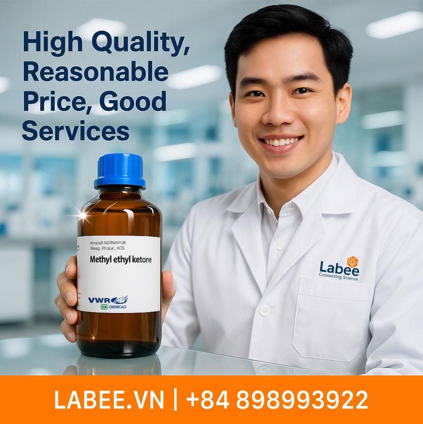 Hóa chất Methyl ethyl ketone AnalaR NP ACS/R.PE - VWR - ảnh 1