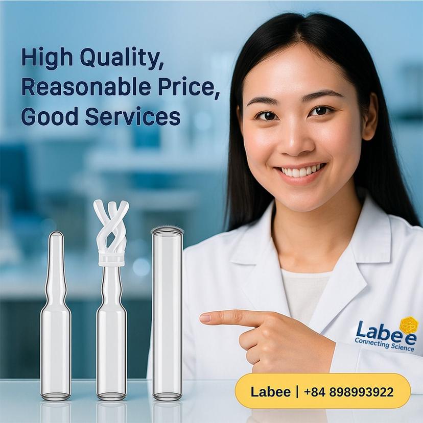 Ống chèn thủy tinh trong - VICO SCIENCE - ảnh 1