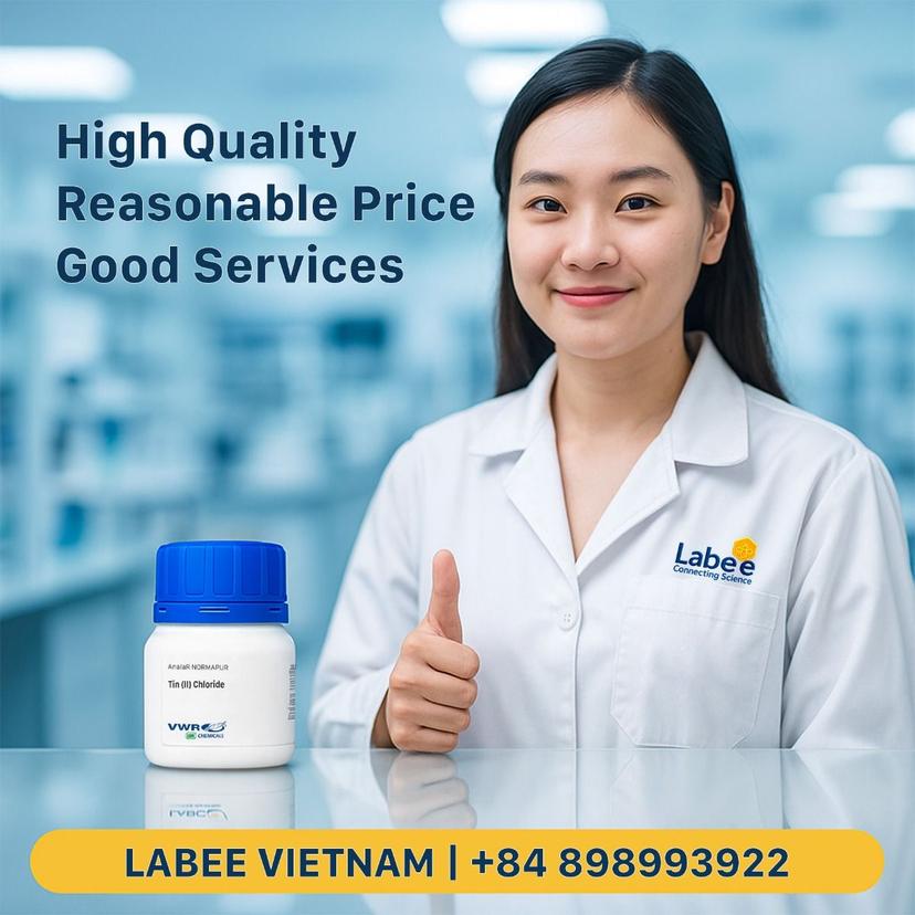 Hóa chất Tin(II) chloride dihydrate ≥98%, AnalaR NORMAPUR® analytical reagent (max. 0.05 ppm Hg) - VWR - ảnh 1