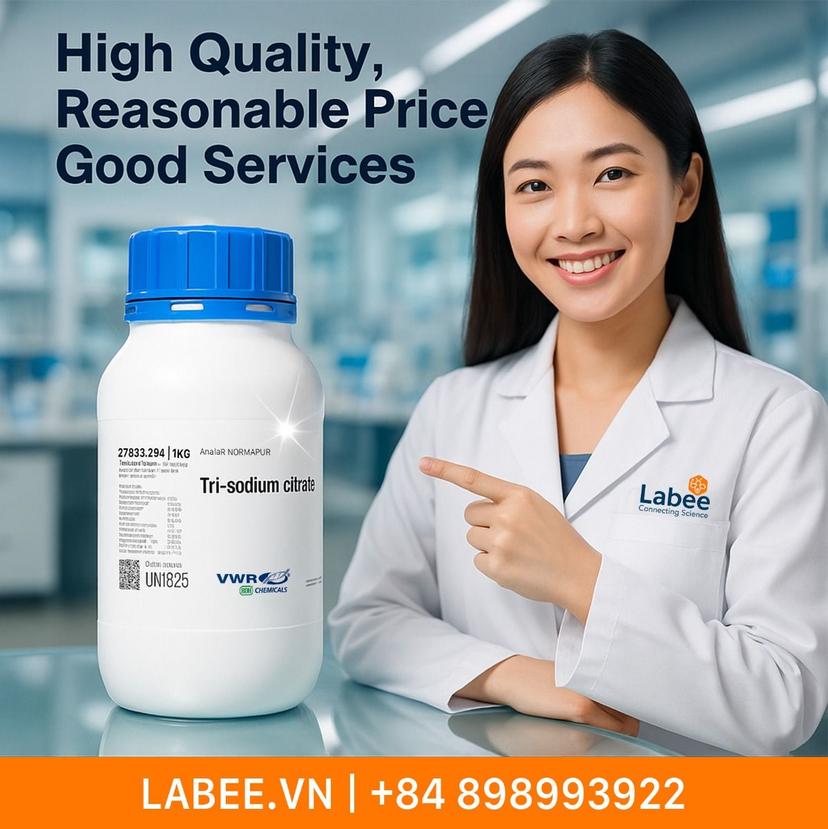 Hóa chất Tri-sodium citrate 2H2O AnalaR R.PE/ACS - VWR - ảnh 1