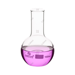 Bình cầu đáy phẳng, ISO 1773, vạch trắng - SUPERTEK