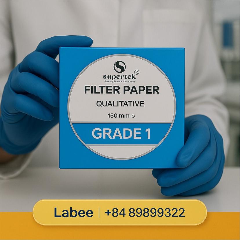 Giấy lọc định tính, chảy trung, Filter Paper, Grade 1- Supertek - ảnh 2