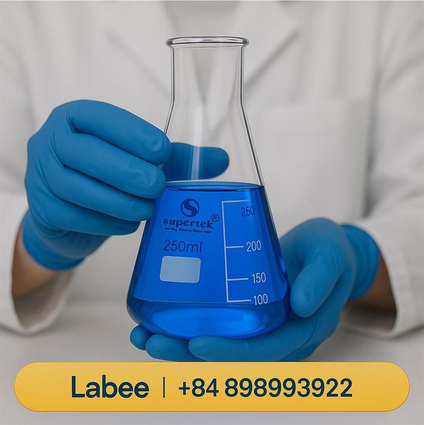 Bình tam giác, cổ rộng, có chia vạch, ISO 24450 - SUPERTEK - ảnh 2