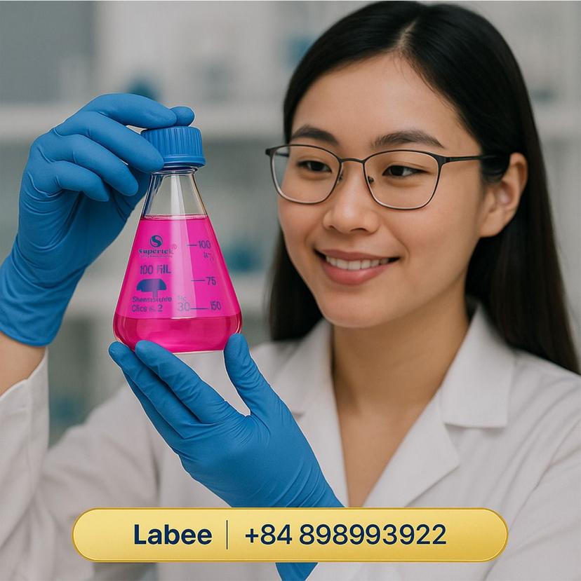 Bình tam giác, nắp vặn, vạch trắng - SUPERTEK - ảnh 1