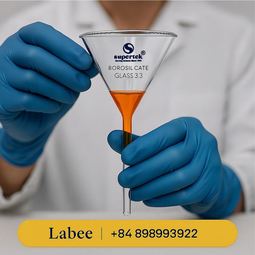Phễu lọc 60°, ống ngắn - SUPERTEK - ảnh 2