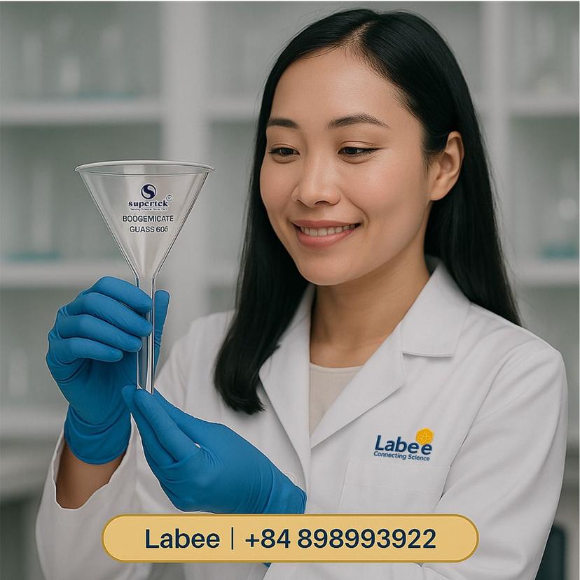 Phễu lọc 60°, ống ngắn - SUPERTEK - ảnh 1