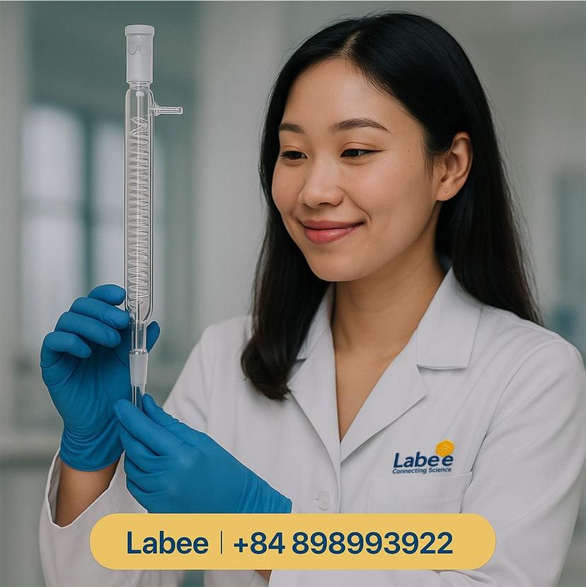 Ống sinh hàn Graham, 24/29, DIN 12576, nối thủy tinh - SUPERTEK - ảnh 1