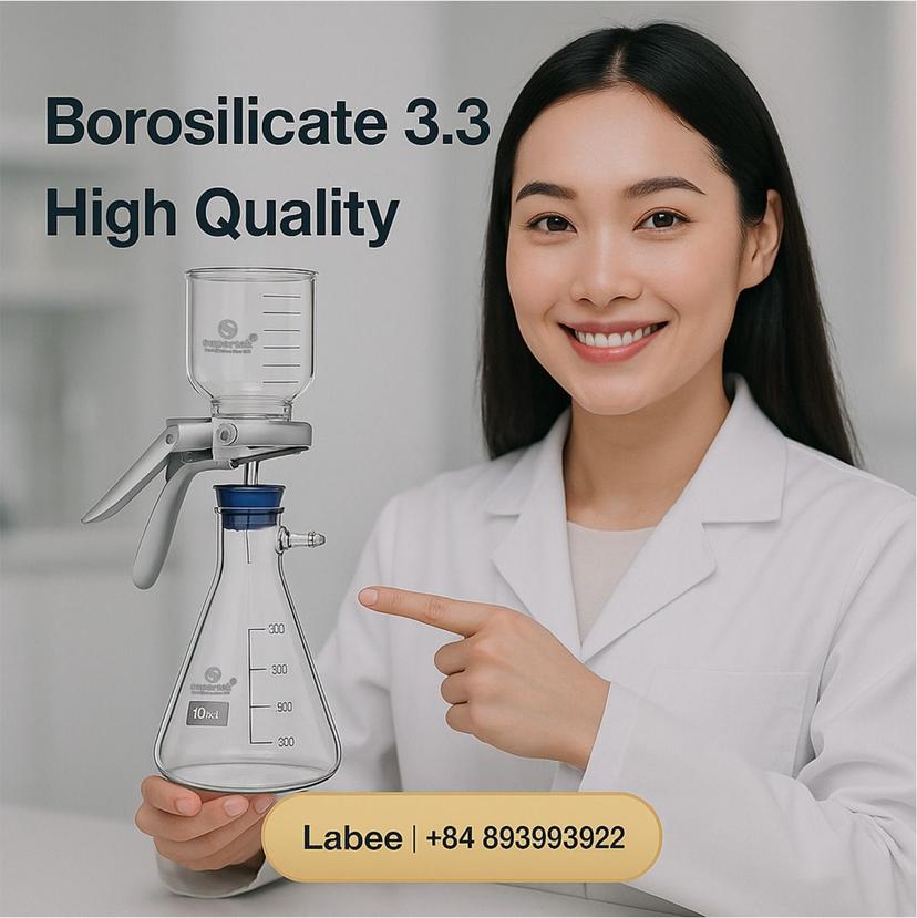Bộ lọc vi sinh All Glass Filter Holder, Filtration Assembly, membrane - Supertek - ảnh 1