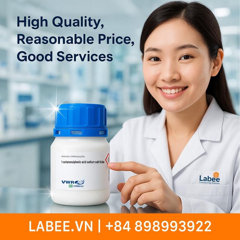 Hóa chất 1-Octanesulphonic acid sodium salt ≥98%, HiPerSolv CHROMANORM® for HPLC - VWR - ảnh 1