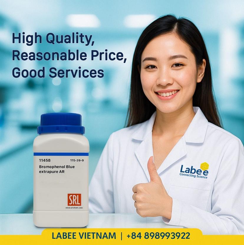 Hóa chất Bromophenol Blue extrapure AR - SRL - ảnh 1
