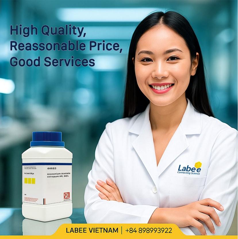Hóa chất Ammonium Acetate extrapure AR, 98% - SRL - ảnh 1