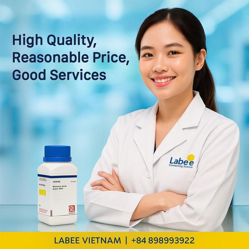 Hóa chất Benzoic Acid pure, 99% - SRL - ảnh 1