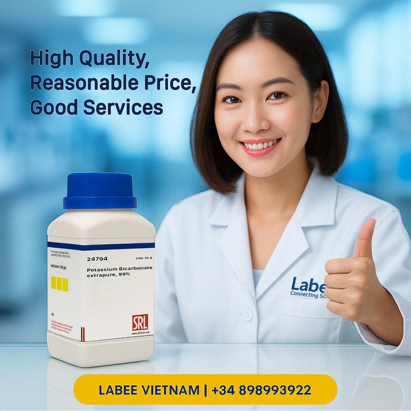 Hóa chất Potassium Bicarbonate extrapure, 99% - SRL - ảnh 1