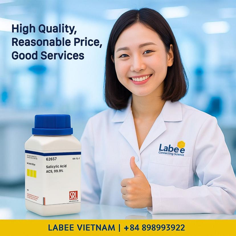 Hóa chất Salicylic Acid ACS, 99.9% - SRL - ảnh 1