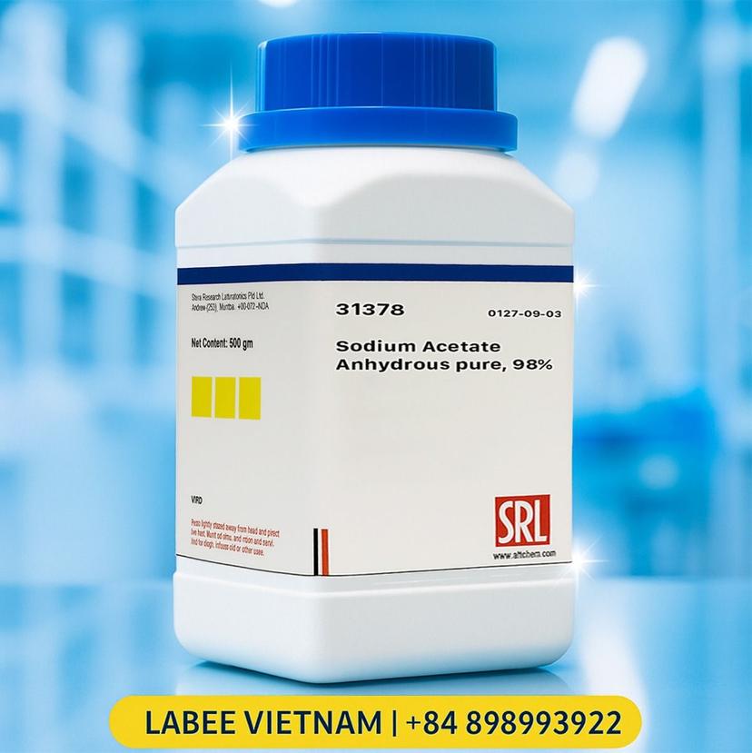 Hóa chất Sodium Acetate Anhydrous pure, 98% - SRL - ảnh 2