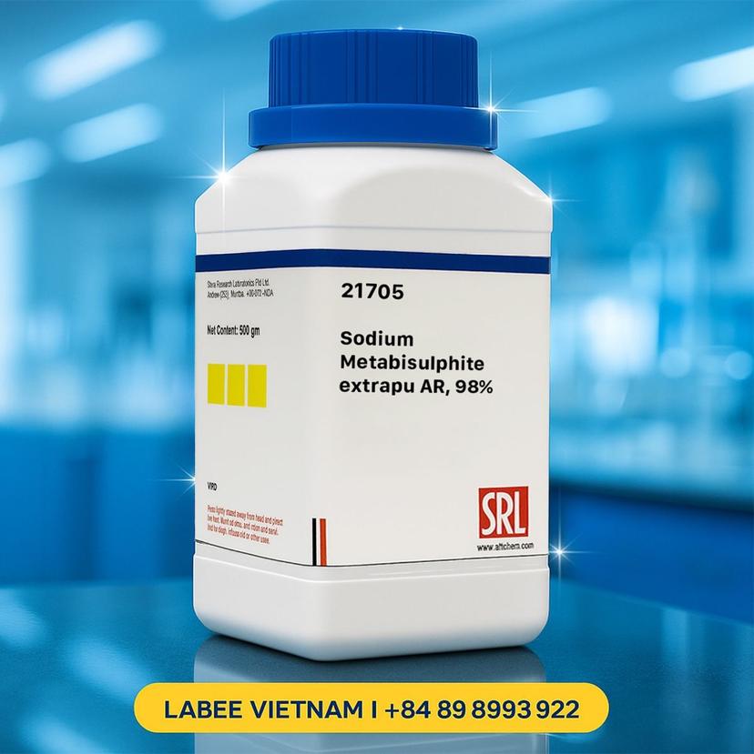 Hóa chất Sodium Metabisulphite extrapure AR, 98% - SRL - ảnh 2