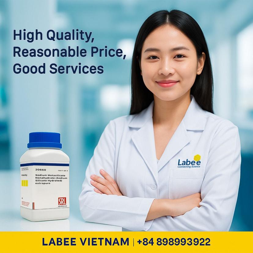 Hóa chất Sodium Metasilicate Nonahydrate (Sodium Silicate Hydrated) extrapure - SRL - ảnh 1