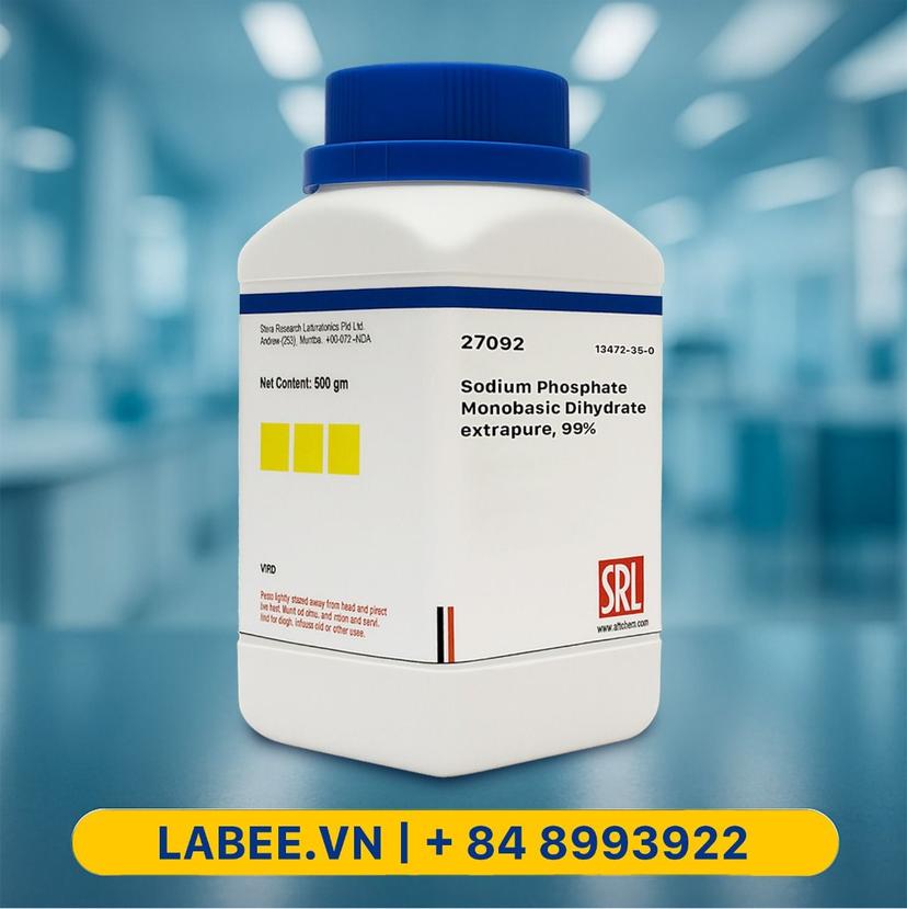 Hóa chất Sodium Phosphate Monobasic Dihydrate extrapure, 99% - SRL - ảnh 2