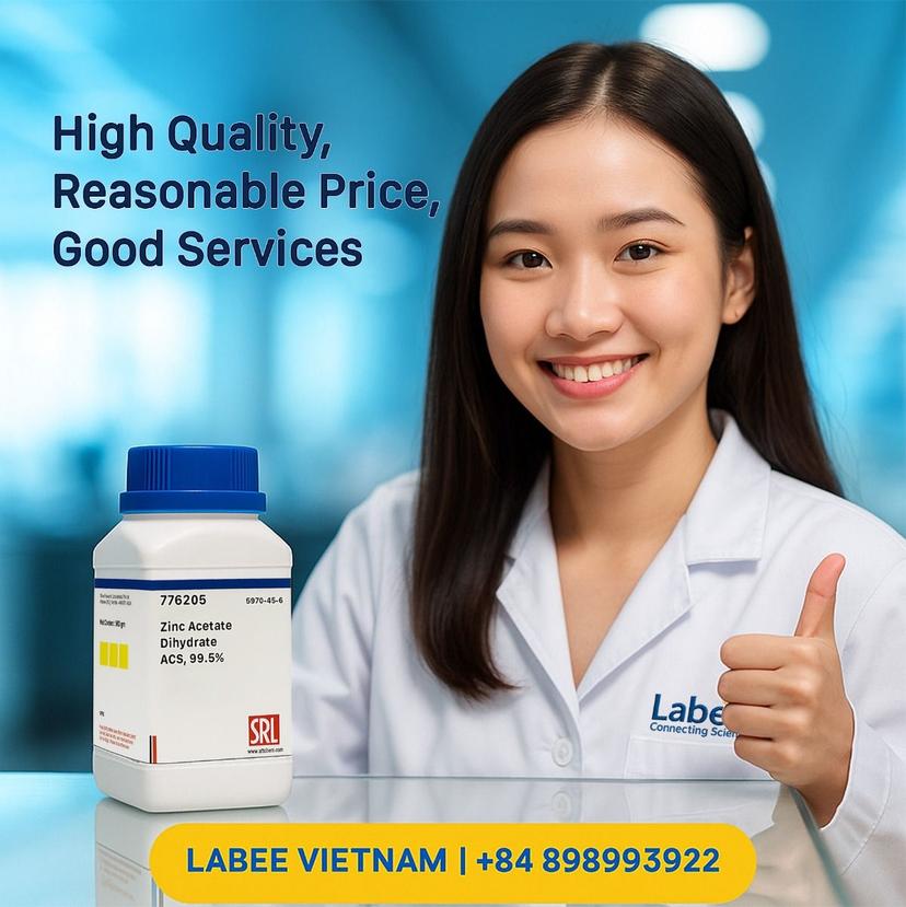 Hóa chất Zinc Acetate Dihydrate ACS, 99.5% - SRL - ảnh 1