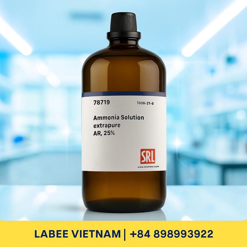 Hóa chất Ammonia Solution extrapure AR, 25% - SRL - ảnh 2