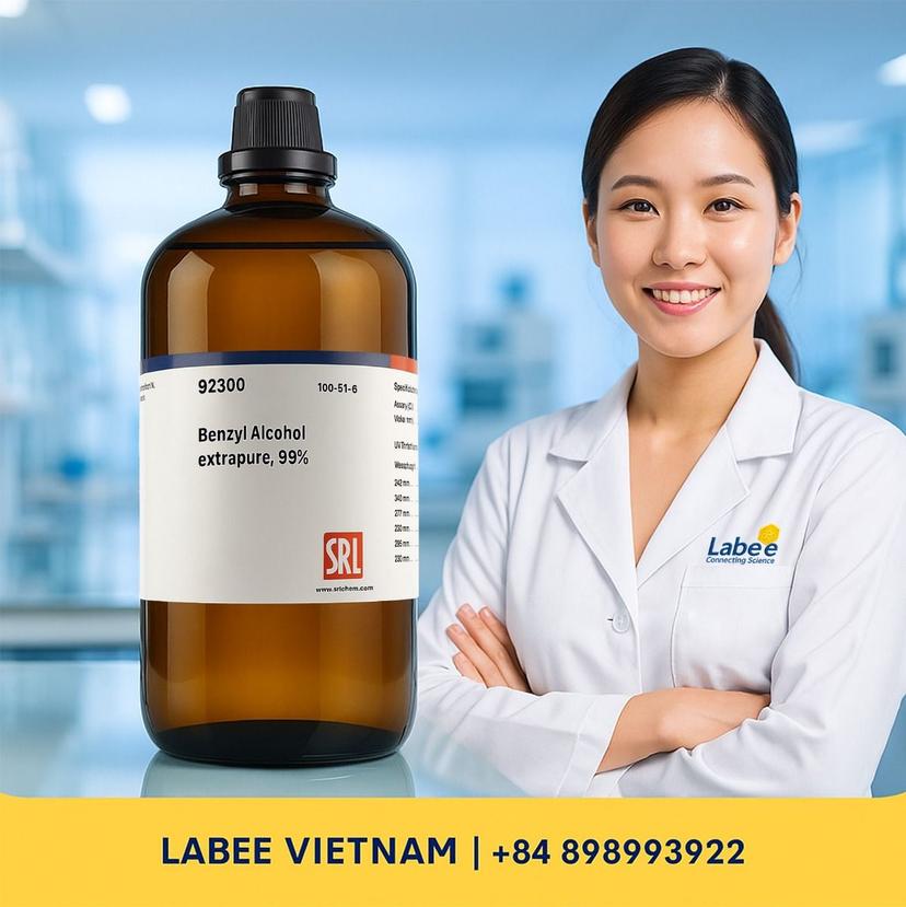 Hóa chất Benzyl Alcohol extrapure, 99% - SRL - ảnh 1