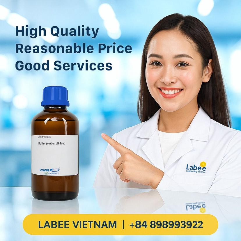 Hóa chất Buffer solution pH 4 red AVS TITRINORM - VWR - ảnh 1