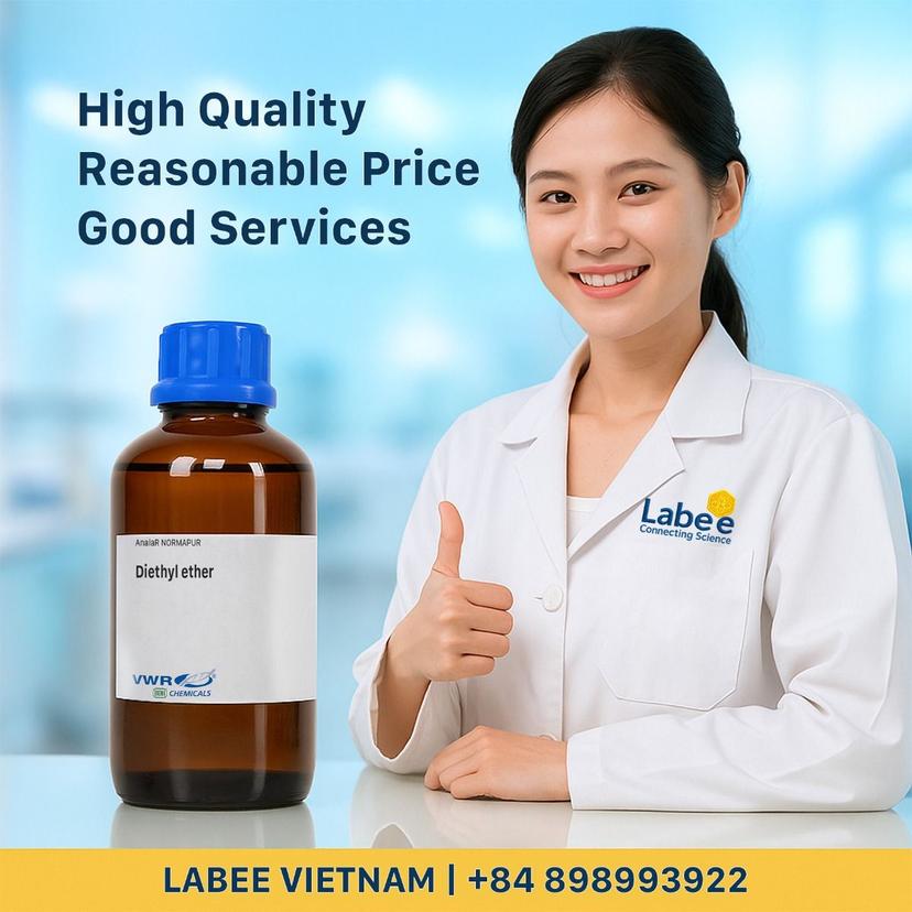 Hóa chất Diethyl ether ≥99.7% stabilised, AnalaR NORMAPUR® ACS, Reag. Ph. Eur. analytical reagent - VWR - ảnh 1