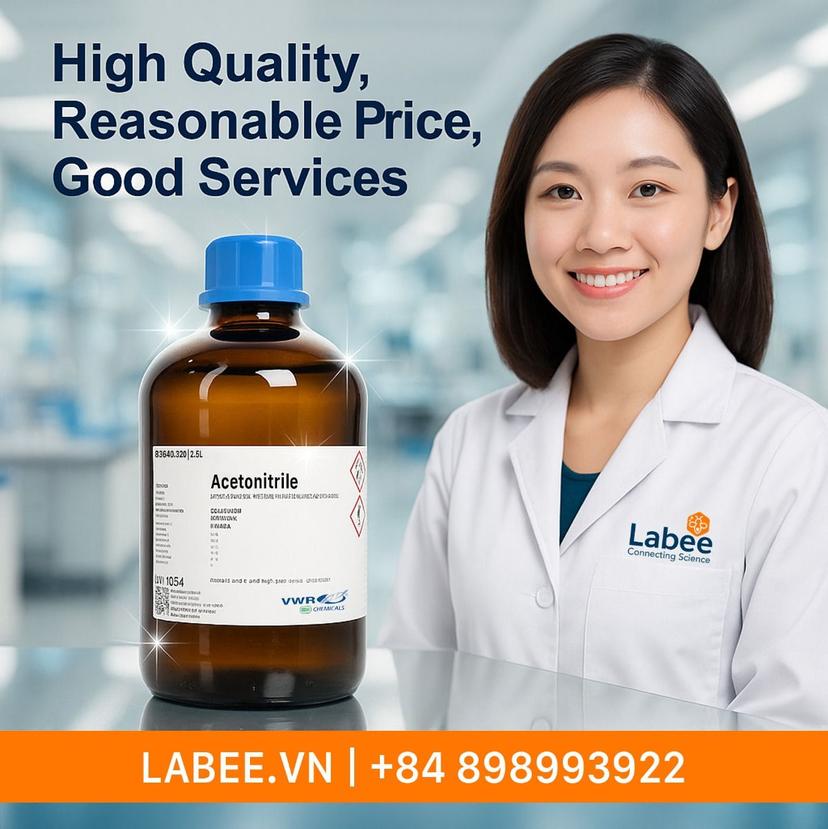 Hoá chất Acetonitrile for HPLC LC-MS Grade - VWR - ảnh 1