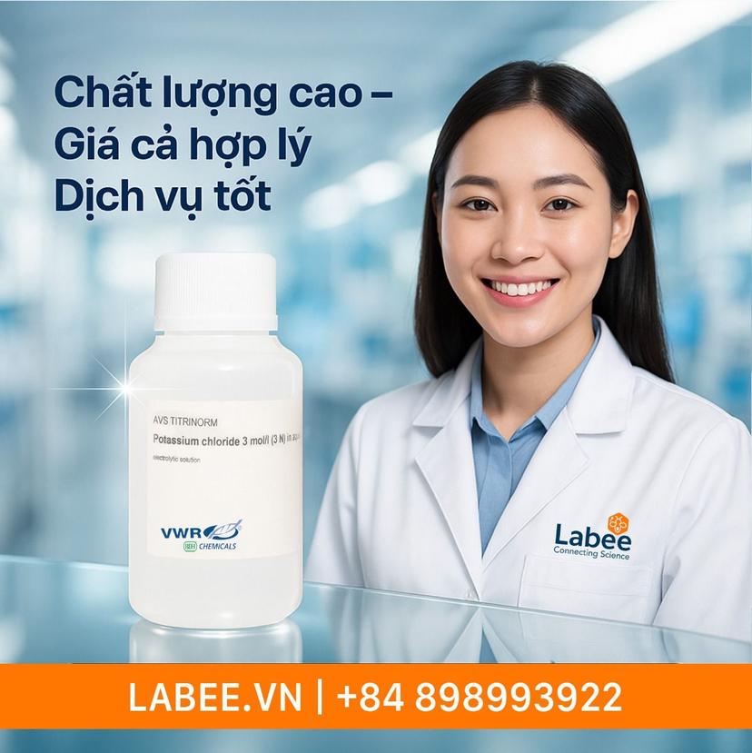 Hóa chất Potassium chloride 3 mol/l AVS ELECTROL - VWR - ảnh 1
